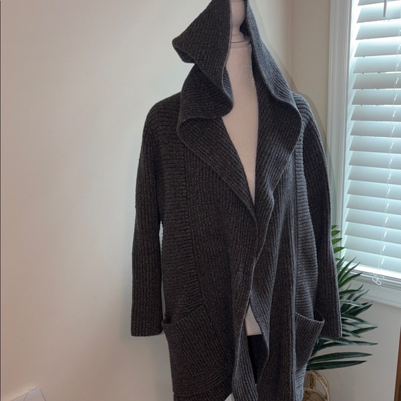 Banana Republic Factory Charcoal Gray Women's Open Cardigan size large - Picture 1 of 1